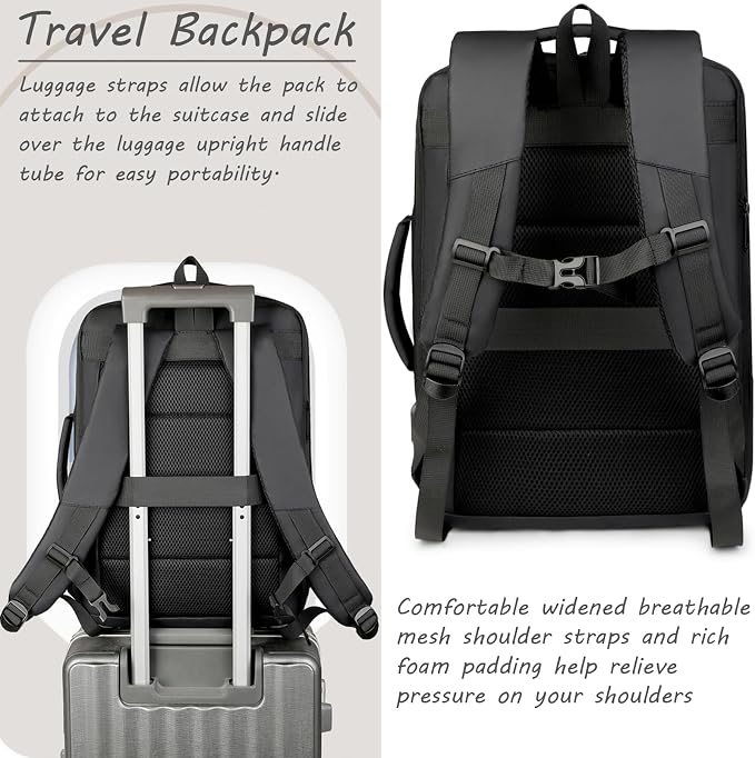 15" Anti-Theft Smart Laptop Backpack - Business & Travel