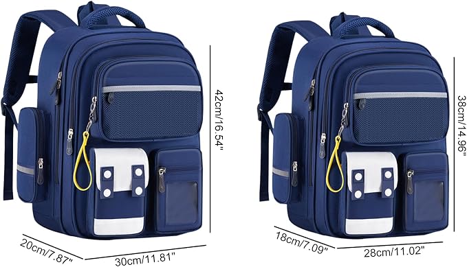 14" Kids Lightweight School Backpack - Spine Protection