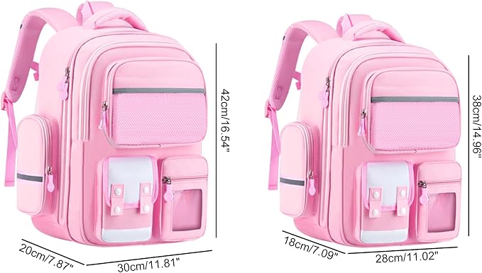 14" Kids Lightweight School Backpack - Spine Protection