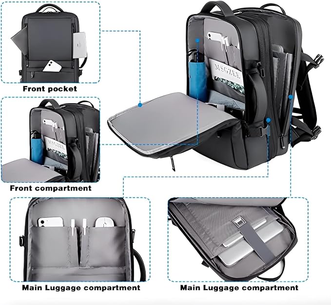 15" Anti-Theft Smart Laptop Backpack - Business & Travel