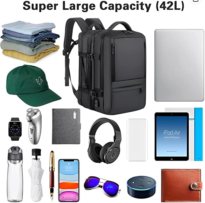 15" Anti-Theft Smart Laptop Backpack - Business & Travel