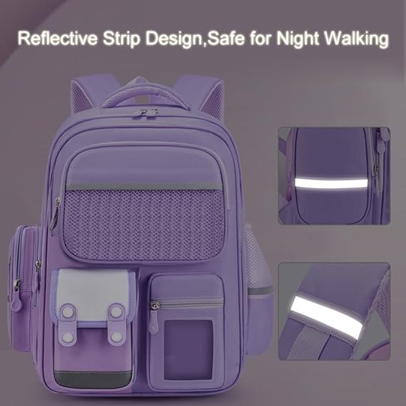 14" Kids Lightweight School Backpack - Spine Protection