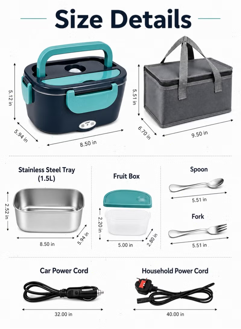 Portable Electric Lunch Box (110V/220V)