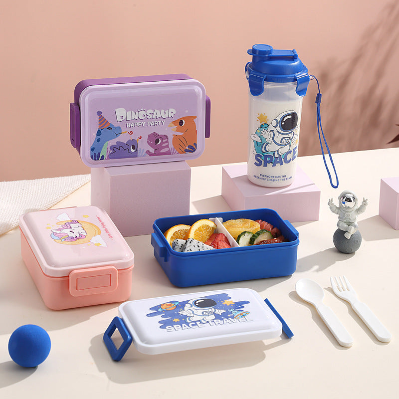 Kids Lunch Box with Water Bottle Set