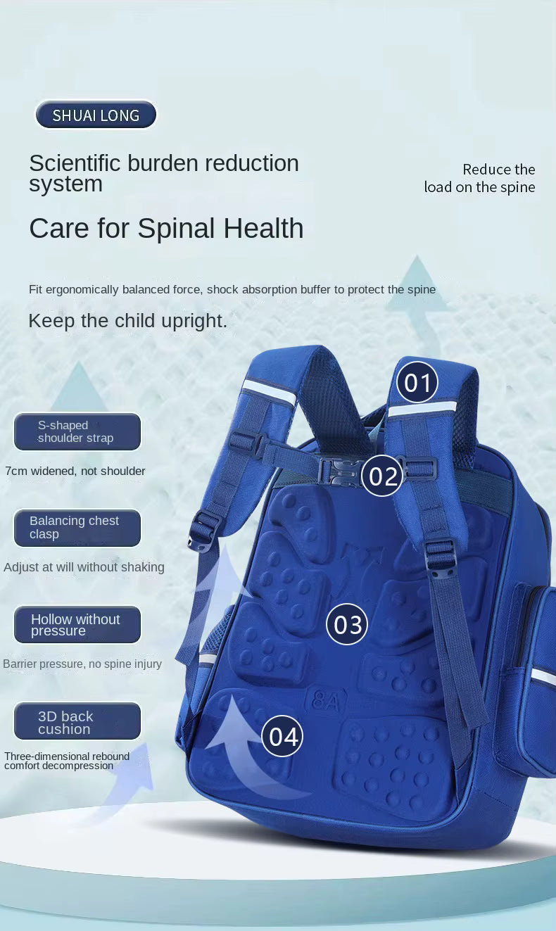 14" Kids Lightweight School Backpack - Spine Protection
