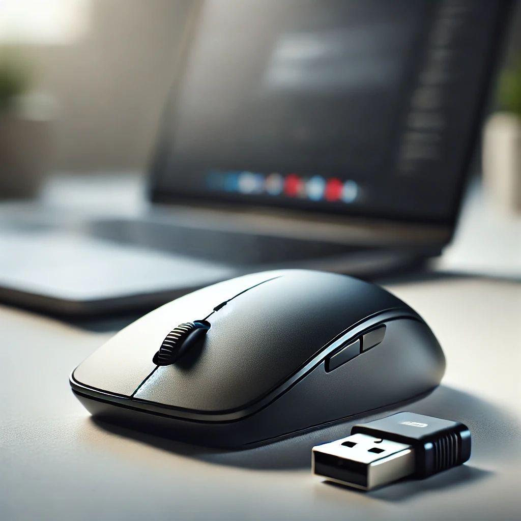 Portable wireless mouse