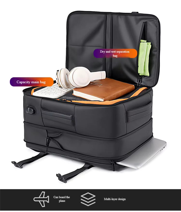 15" Anti-Theft Smart Laptop Backpack - Business & Travel