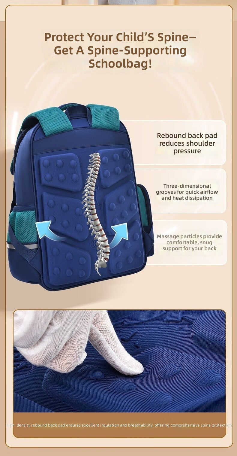 14" Kids Lightweight School Backpack - Spine Protection